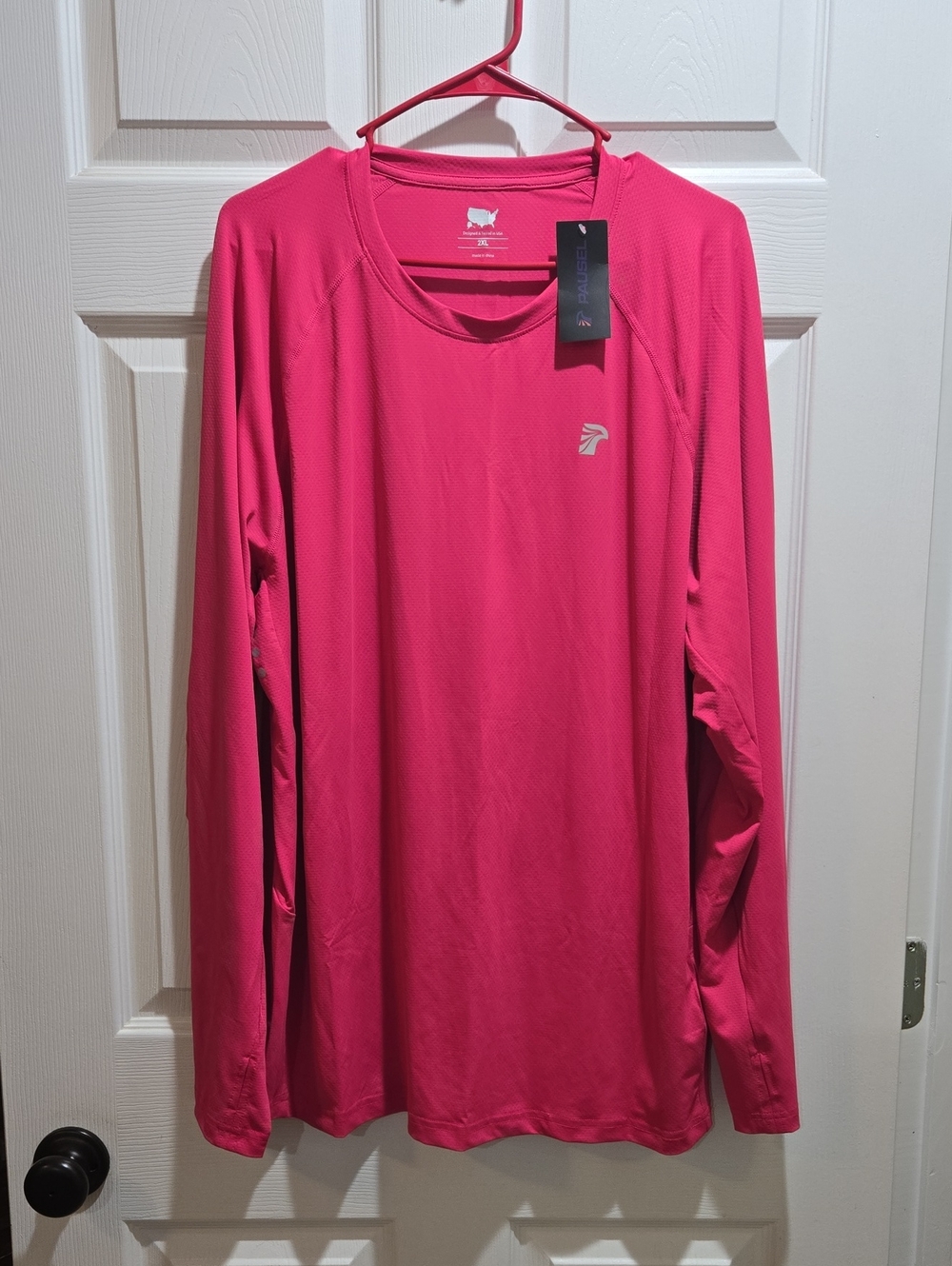 Women's Pausel Long Sleeve Performance Top - Hot Pink. NWT. 2XL.